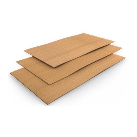 Chapa de teca de Birmania 6 décimas