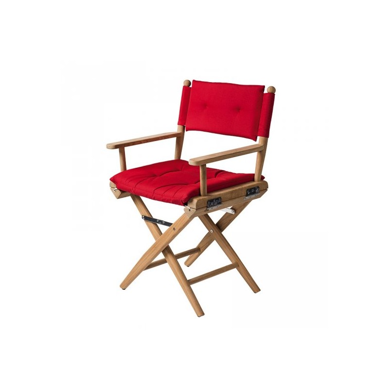 Silla Plegable Director Acolchada Roja 01761 Outdoors Professional