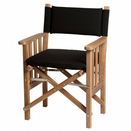 Directors chair II black deluxe
