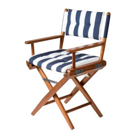 Silla de Director plegable I Deluxe Azul Navy | La Tienda Naval