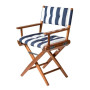 Silla de Director plegable I Deluxe Azul Navy | La Tienda Naval