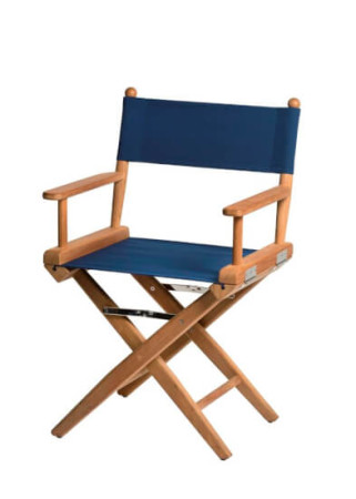 Silla de Director plegable I Canvas Navy Aceitada