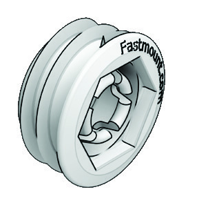 Clip Fastmount LP-DF8 - Hembra Cavidad Profunda Bajo Perfil